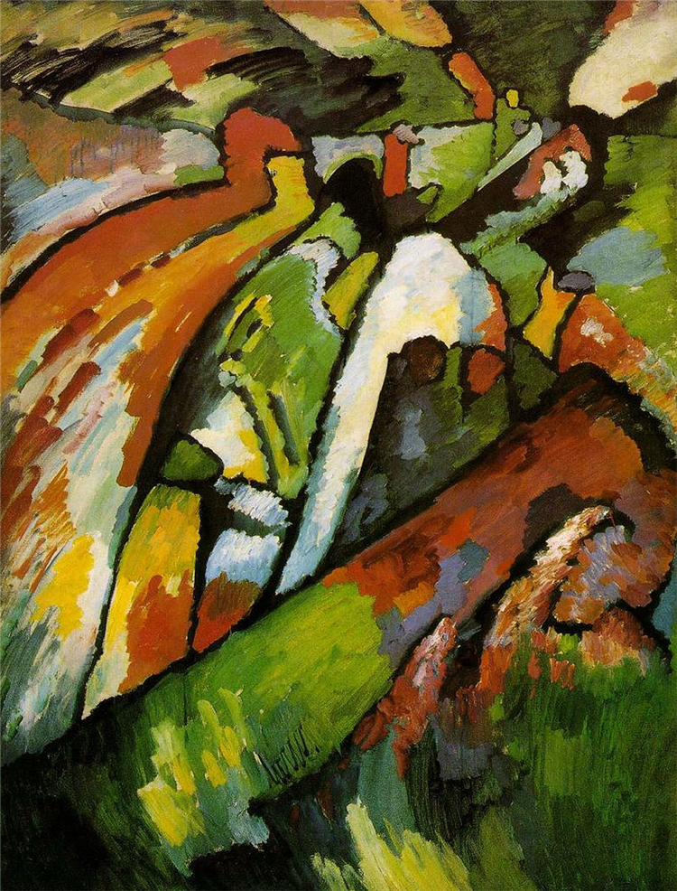 Improvisation 7 1910 Wassily Kandinsky Abstract Oil Painting